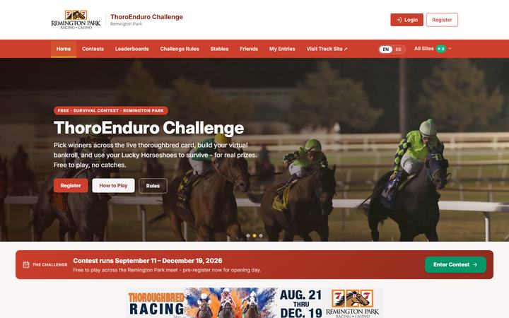The ThoroEnduro Challenge home page